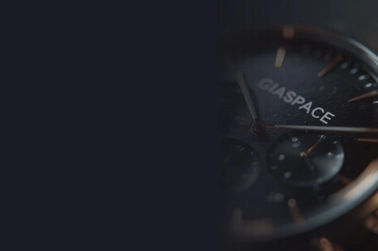 Technology and smartwatch background for GIA Space services
