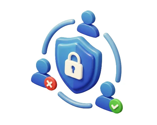 Secure User Data Access Control Icon